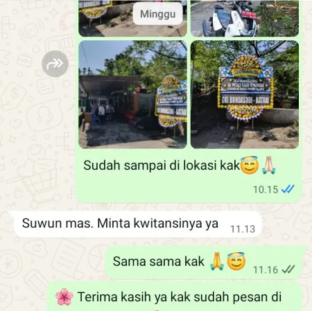 Pengiriman Papan Bunga Duka Palmeriam