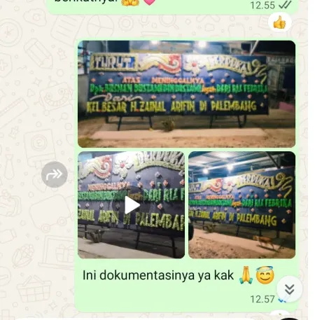 Pengiriman Papan Bunga Duka Palmeriam
