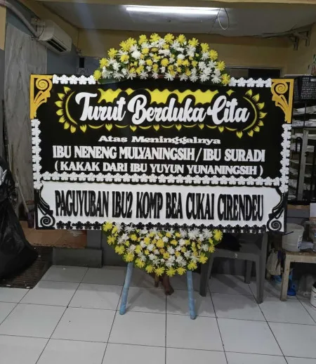 Papan Bunga Duka Palmeriam